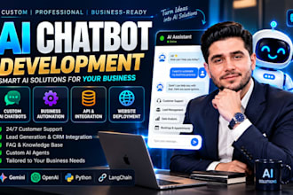 build a custom ai chatbot for your website using python and gemini or open ai