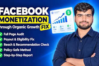 help you in facebook page monetization, payout and recommendation issues