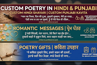 write custom romantic shayari for anniversary and gifts