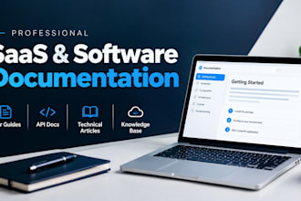 write saas technical documentation, user guide, API docs, software articles