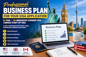 write an e2, UK innovator founder, or canada startup visa business plan