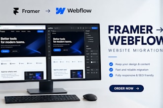 migrate your framer website to webflow