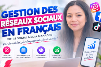 gerer vos reseaux sociaux instagram, tiktok et linkedin en france