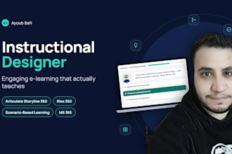 create an engaging elearning storyboard and instructional design