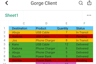 do excel data typing work