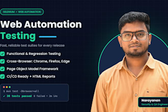 do selenium web automation testing for your website