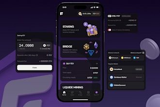 develop tokenomics, dapp, dex, smartcontract, blockchain, defi development