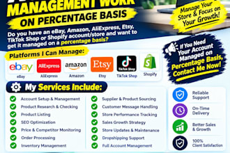 manage your ecommerce store