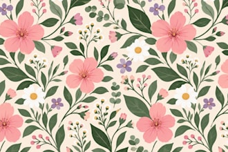 do vector pattern design and surface pattern repeating