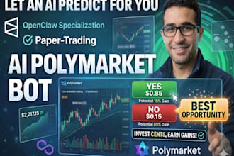 build a full crypto trading bot, ai trading bot for polymarket and kalshi