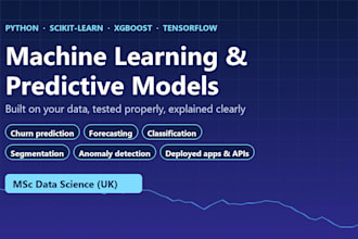 build machine learning and predictive models