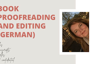 proofread and edit your books
