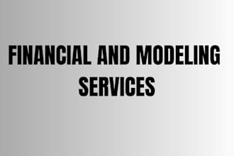 be your financial representative and financial modeling with analysis