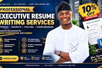 write executive resume ats resume professional cv ceo director vp c suite leader