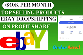 do ebay dropshipping on profit share