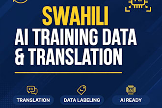 do swahili  ai training data and translation