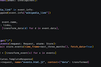 build your fastapi server