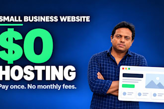 build a small business website with free hosting and no monthly fees