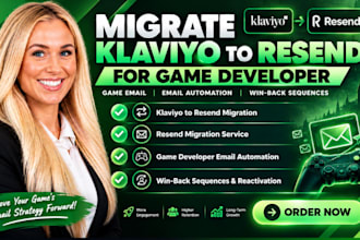 klaviyo to resend migration game developer email automation win back sequences