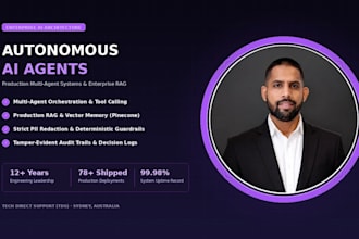 build custom autonomous ai agents and multi agent workflows