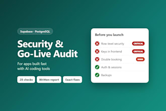 audit your supabase app security and rls before you go live