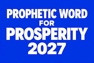 speak prophetic words on you to activate your prosperity