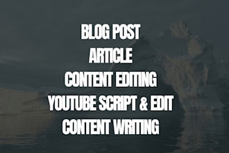 create your youtube script