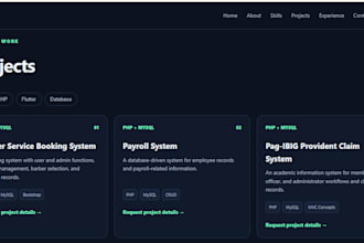 build or fix a PHP mysql website and web application