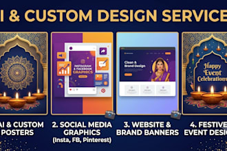 create high quality custom ai poster design