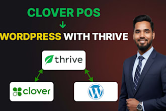 rebuild your clover pos website to wordpress using thrive