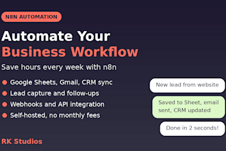 automate your business workflow with n8n automation