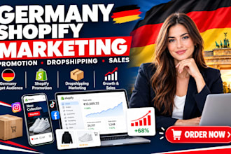 boost your germany shopify sales, german shopify marketing shopify promotion