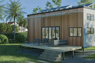 design modular house for homeowner, container prefab visual, off site building