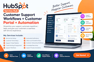 setup hubspot customer support workflows customer portal hubspot automation