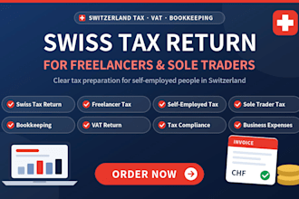 prepare swiss tax return, freelancer tax for self employed sole traders