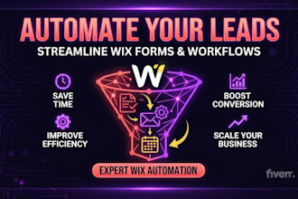 set up advanced wix forms automated emails, lead generation and client workflows