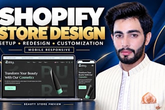design or redesign your shopify store