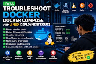 troubleshoot docker docker compose and linux deployment issues