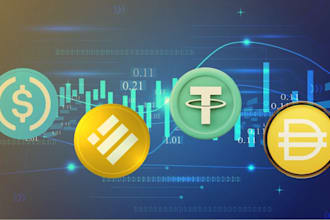 develop stablecoin fiat backed algorithmic stablecoin and custom crypto token