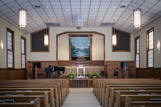 create photorealistic 3d church design and interior architectural visualization