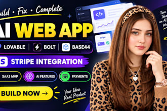 build lovable website, lovable ai, bolt new, base44 and stripe integration