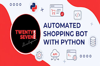 build full automated shopping bot in python for online stores