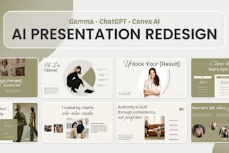 redesign your ai generated presentation into a professional powerpoint