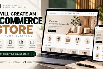 create an ecommerce store for your business