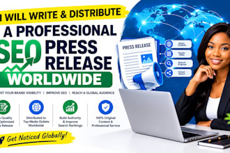 write and distribute a professional SEO press release worldwide