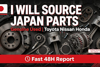 source and supply genuine used spare parts from japan