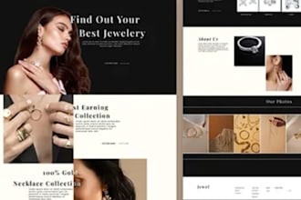 design jewelry website jewelry shopify jewelry store jewelry design jewelry logo