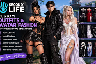 create custom second life outfits, create custom second life outfits, clothing a