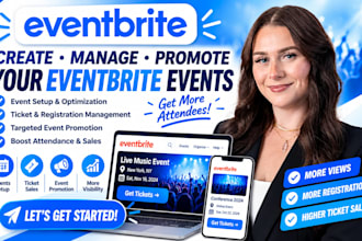 create, manage and promote your eventbrite events