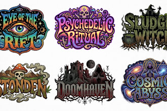 design stoner metal, psychedelic metal, sludge metal logo
